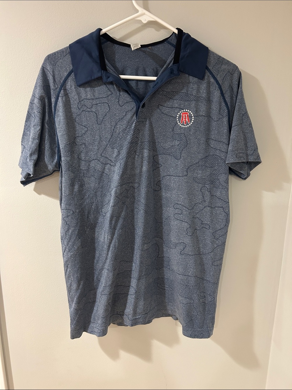 Barstool Sports Navy Heather Polo Shirt